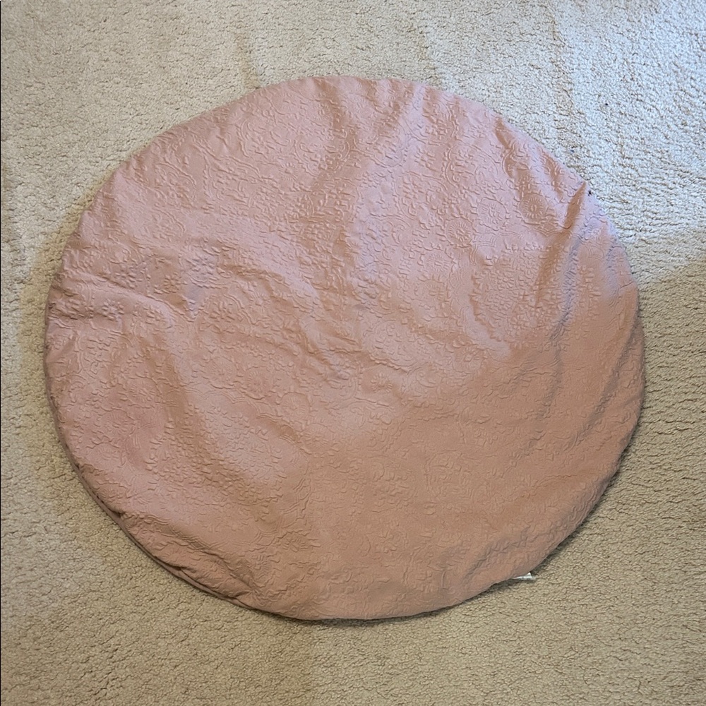 Pink Textured Cushion Baby Mat